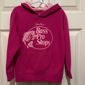 Bass Pro Shops Fuchsia Hoodie with Logo